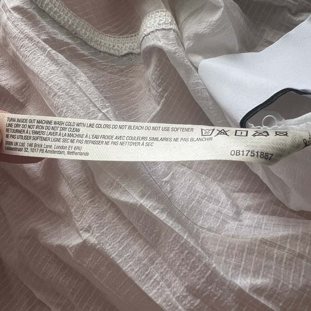 FP Movement Packable Windbreaker Jacket White XS … - image 11